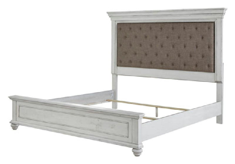 King Uph Panel Bed