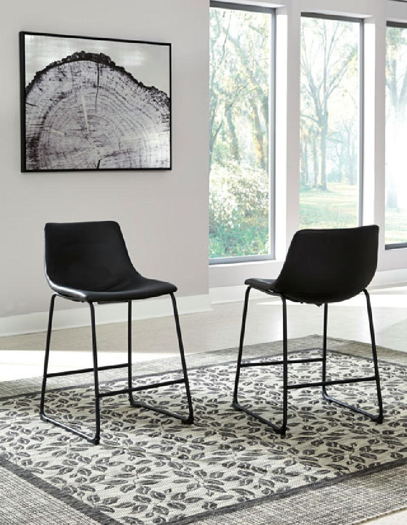 Black UPH Barstool 2CN