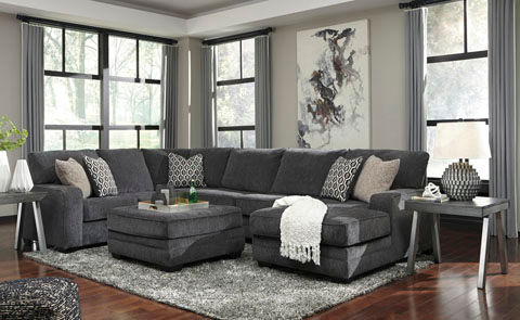 2 Pc RAF Chaise Sectional